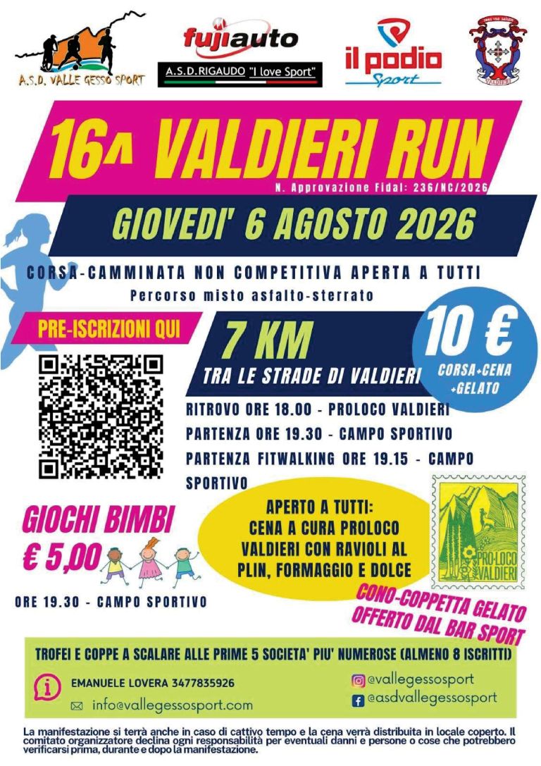 16° Valdieri Run