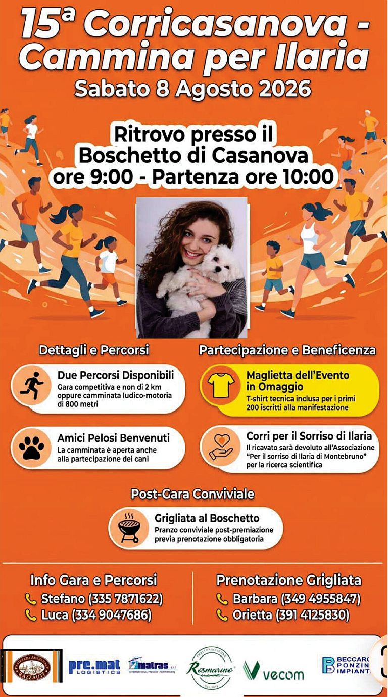 15° Corri Casanova - Cammina per Ilaria