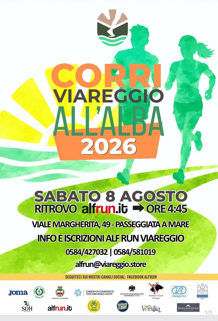 Corri Viareggio all'Alba