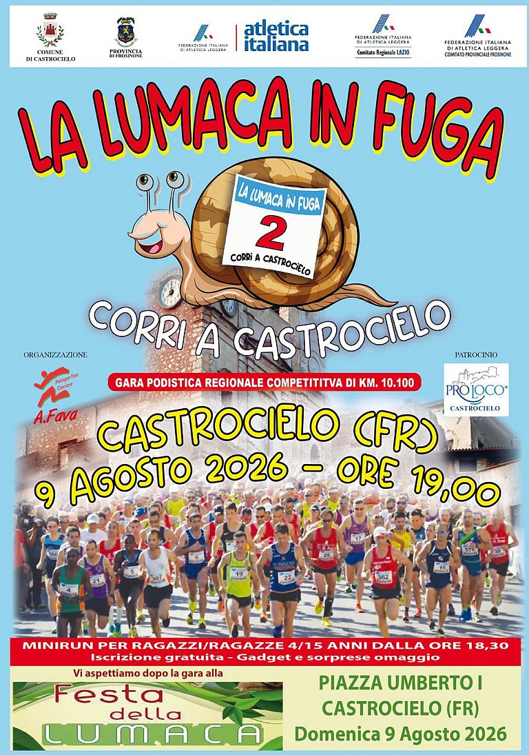 2° La lumaca in fuga - Corri a Castrocielo