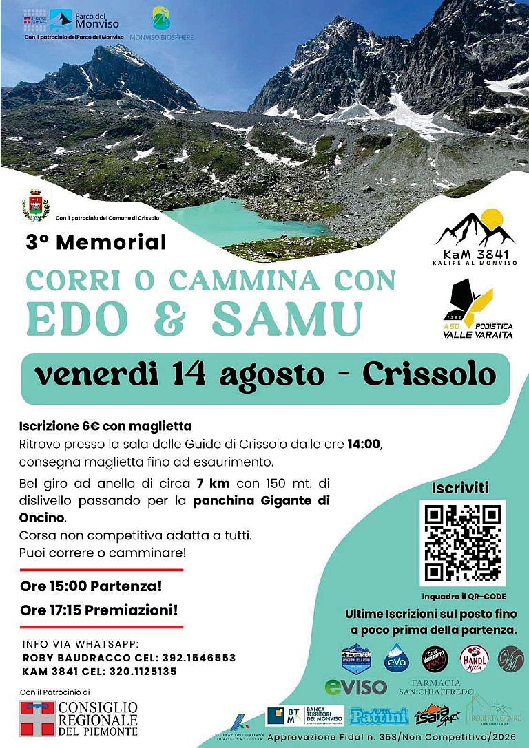 3° Corri o Cammina con Edo & Samu