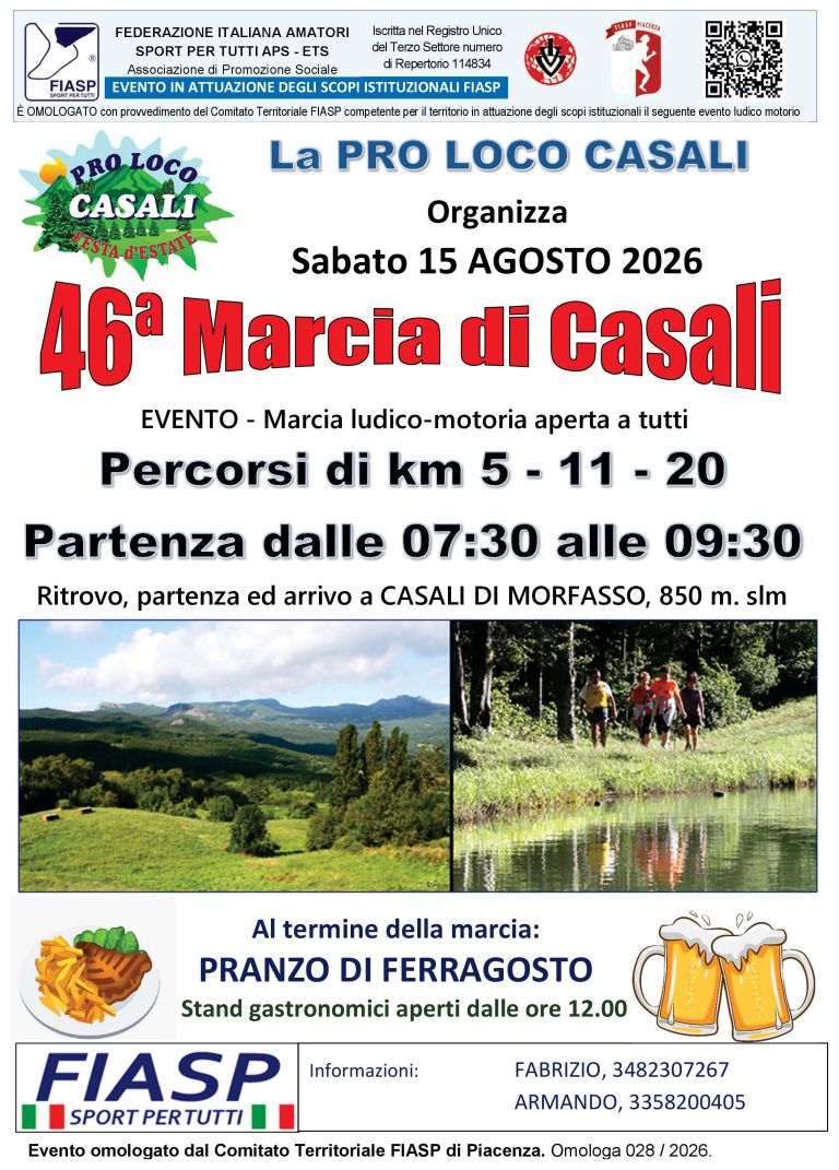 46° Marcia di Casali