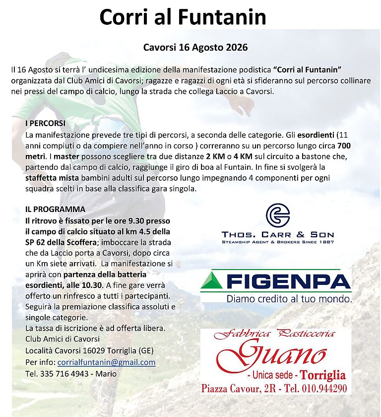 11° Corri al Funtanin