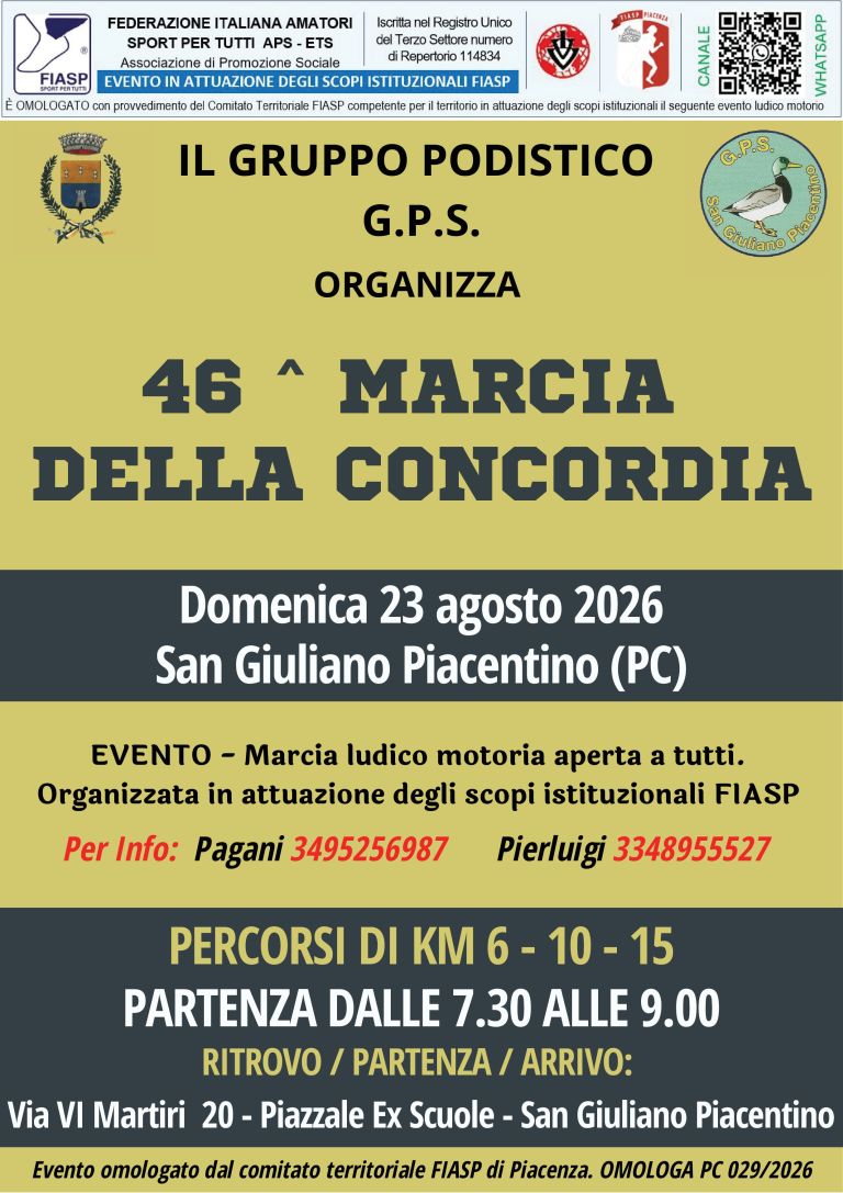 46° Marcia della Concordia