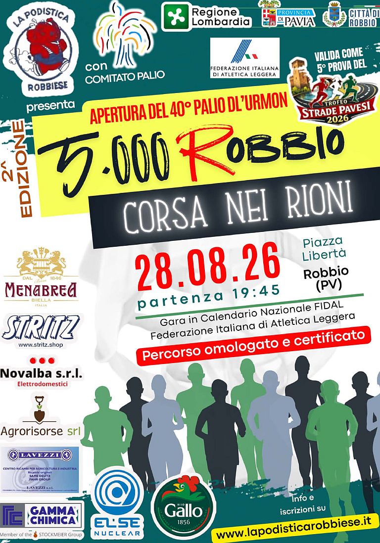 2° 5.000 Corsa nei Rioni