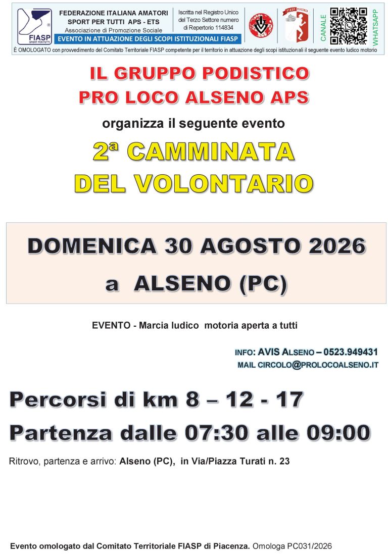 2° Camminata del Volontario