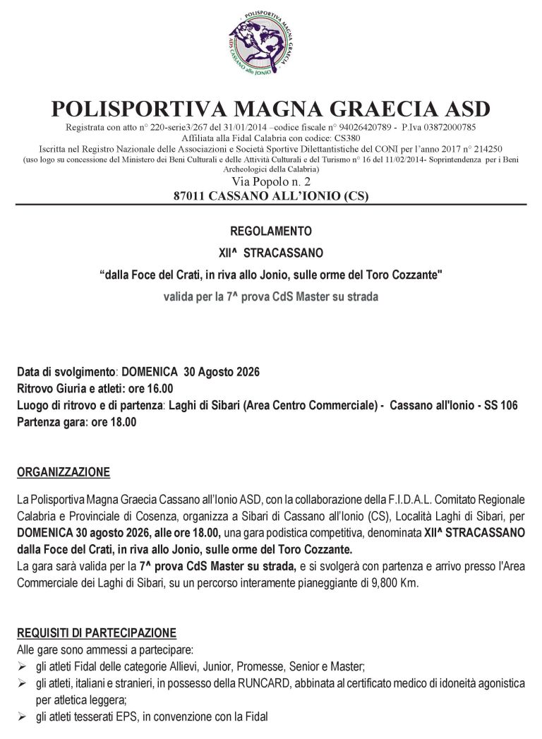 12° StraCassano