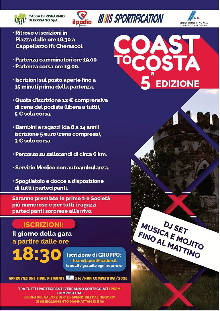 5° Coast to Costa