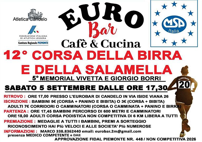 12° Corsa della Birra e della Salamella