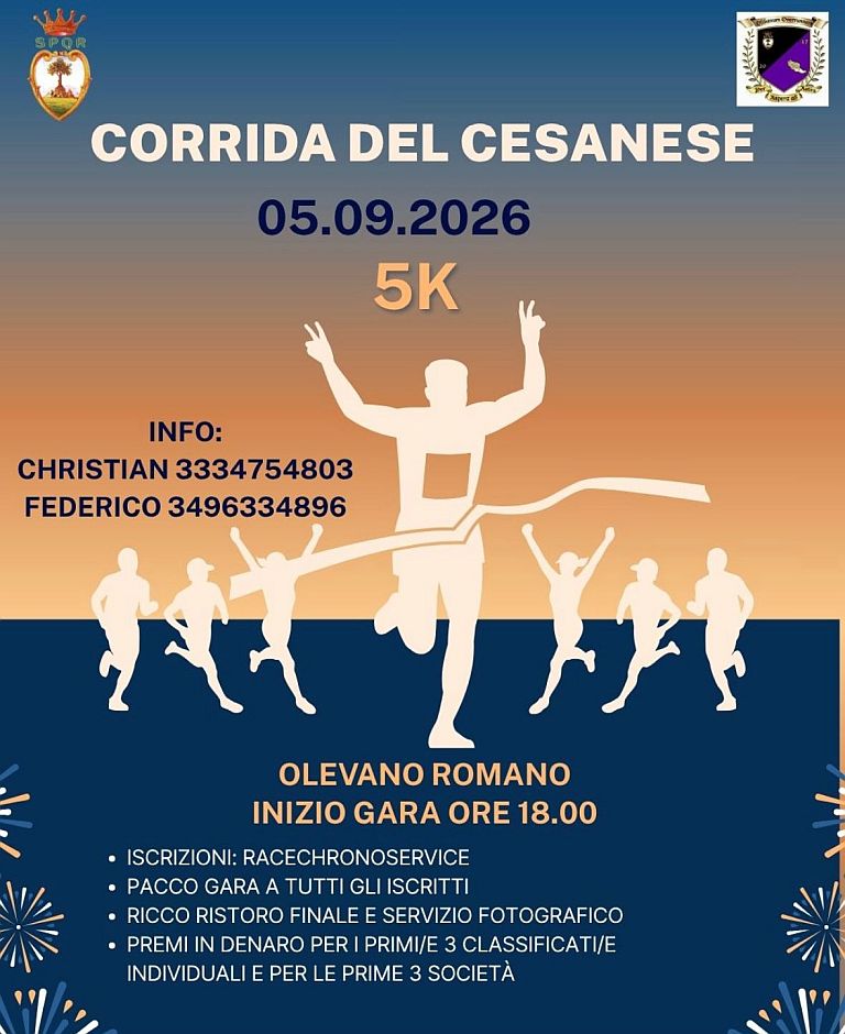 1° Corrida del Cesanese