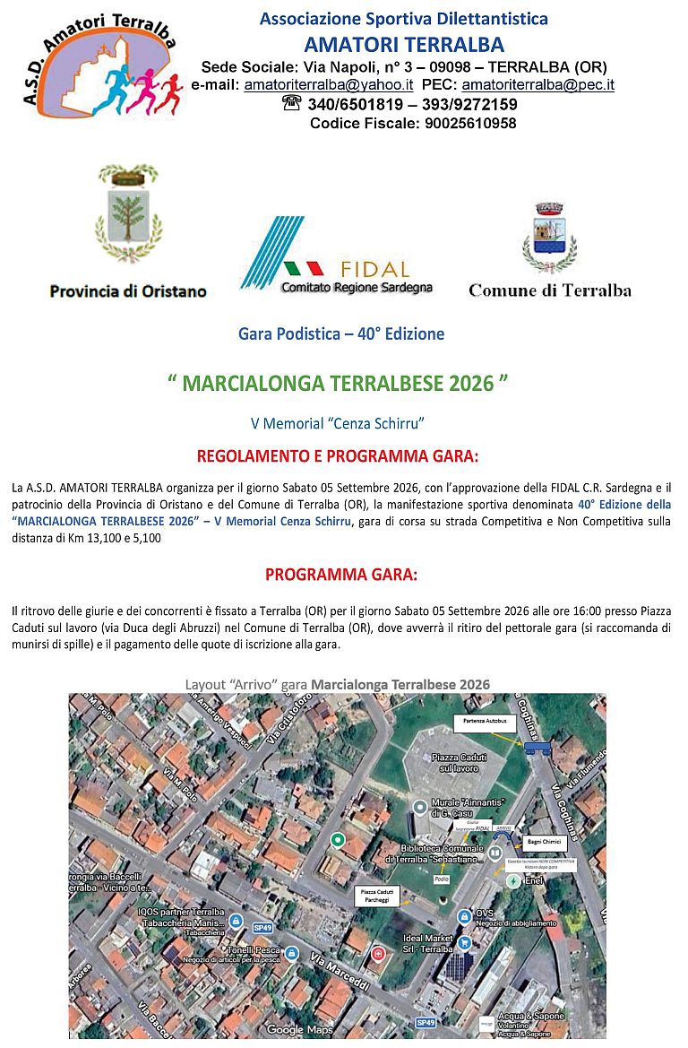 40° Marcialonga Terralbese