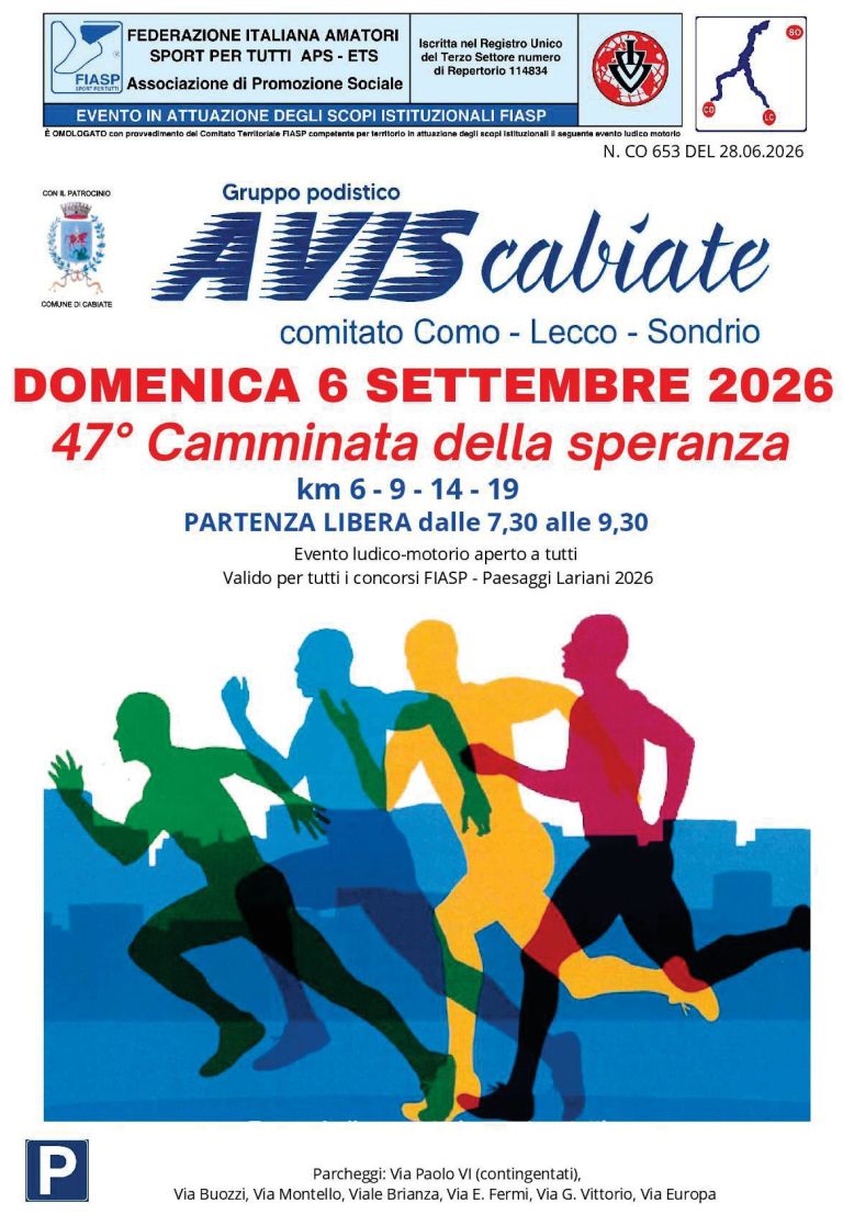 47° Camminata della Speranza