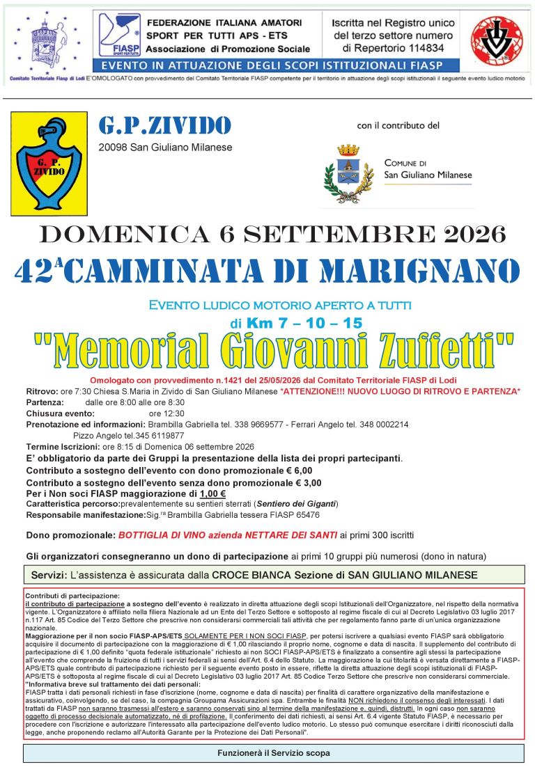 42° Camminata di Marignano