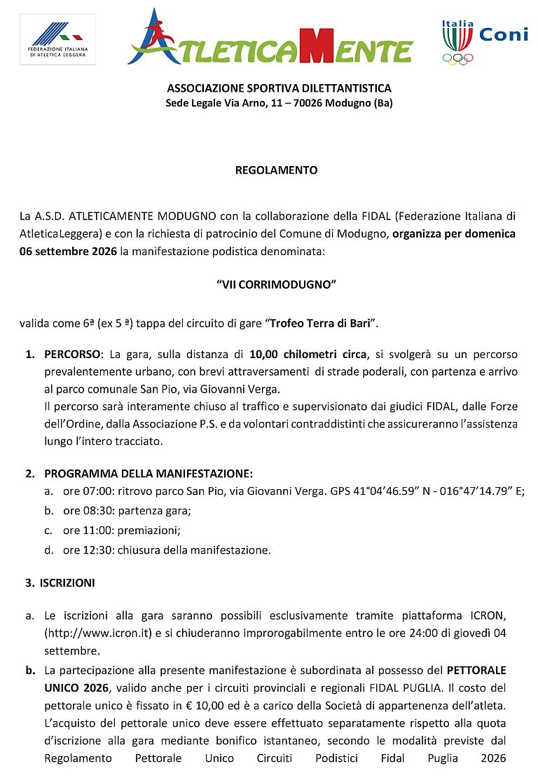 7° CorriModugno