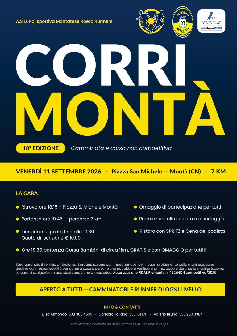 18° Corri Montà