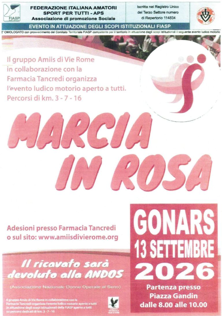 Marcia in Rosa