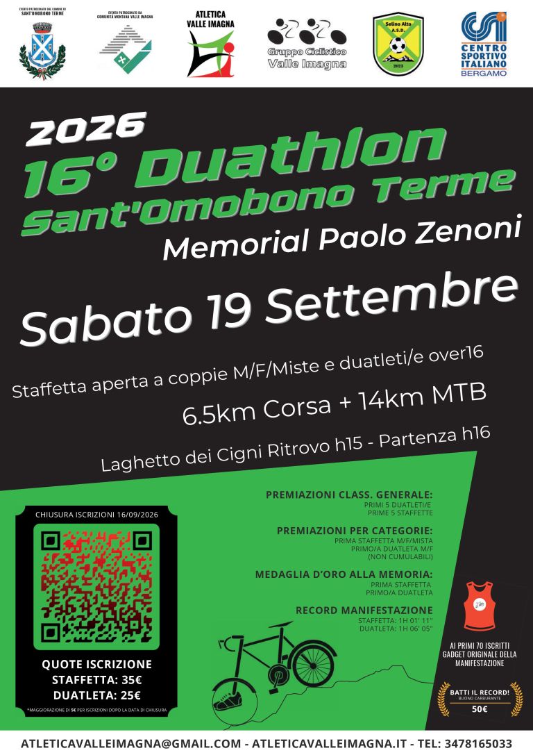 16° Duathlon Sant'Omobono Terme