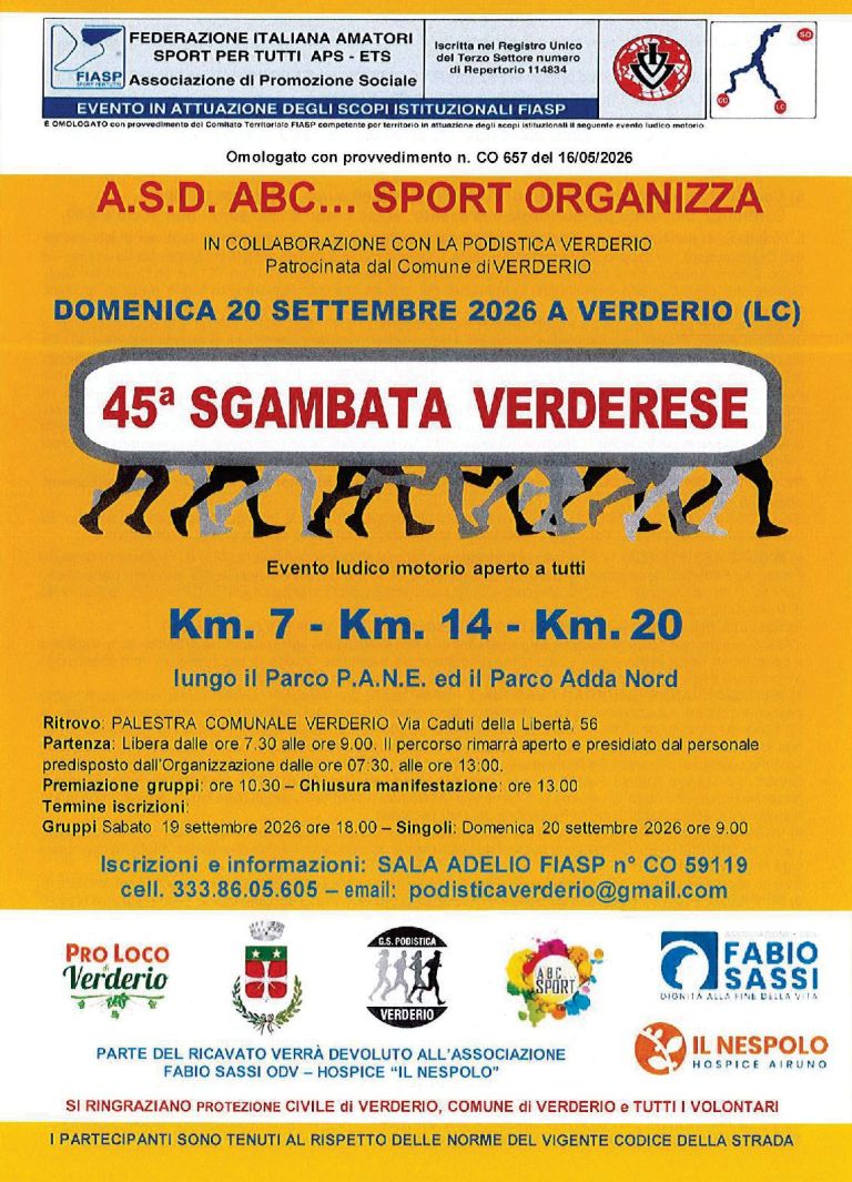 45° Sgambata Verderese