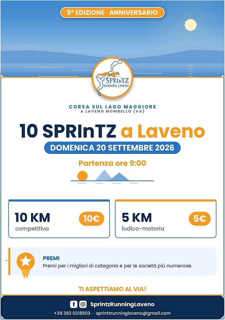 5° 10 SPRInTZ a Laveno