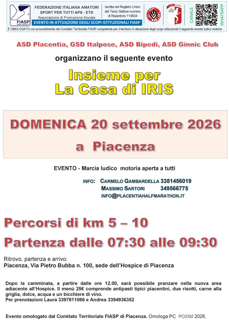 7° Insieme per la Casa di Iris