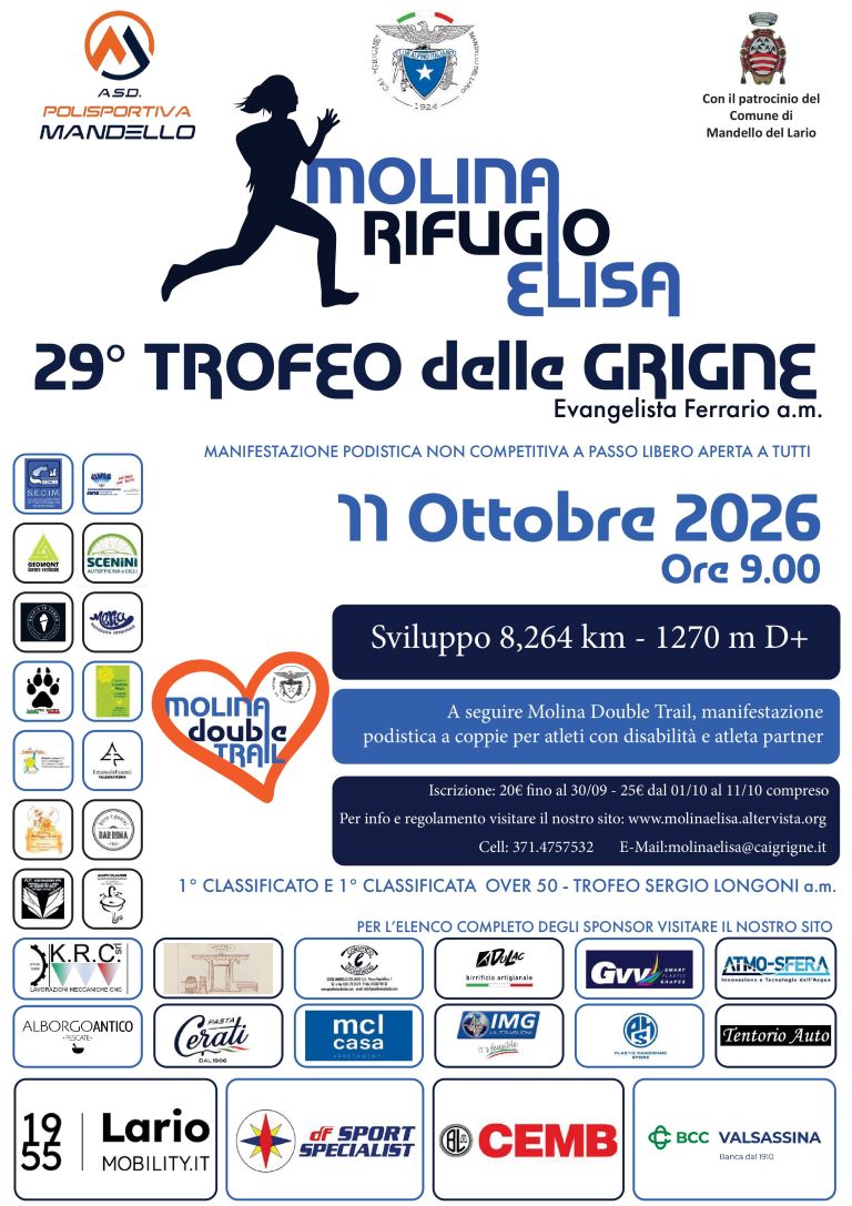 29° Trofeo delle Grigne - Memorial Evangelista Ferrario