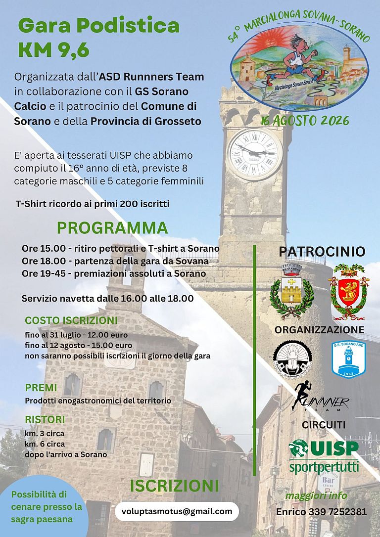 54° Marcialonga Sovana-Sorano