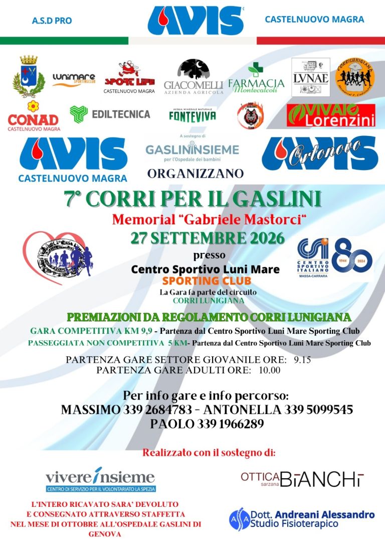 7° Corri per il Gaslini