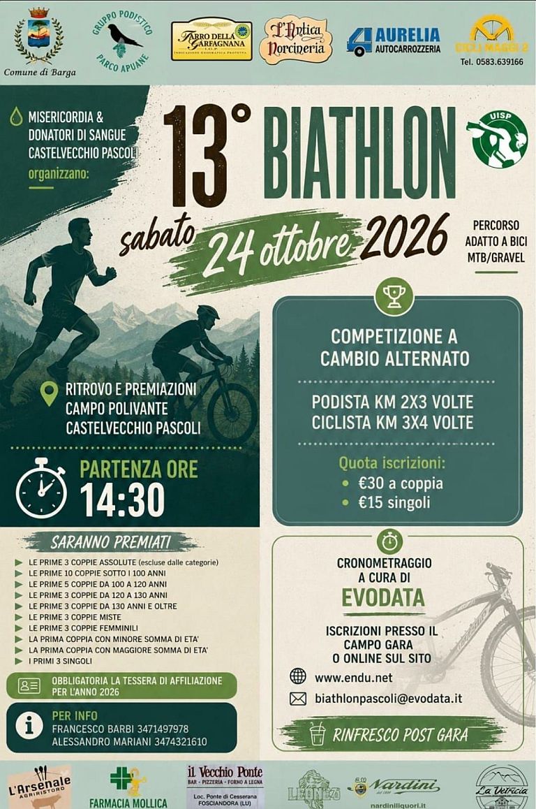 13° Biathlon Castelvecchio Pascoli