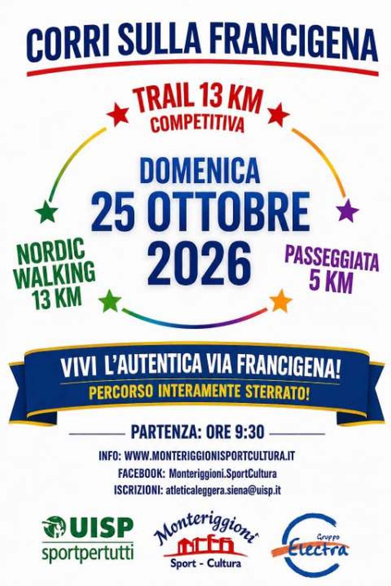 Corri sulla Francigena