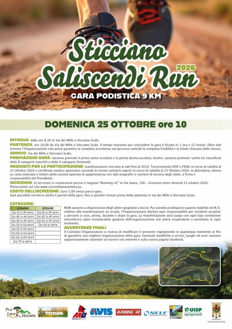 Sticciano Saliscendi Run