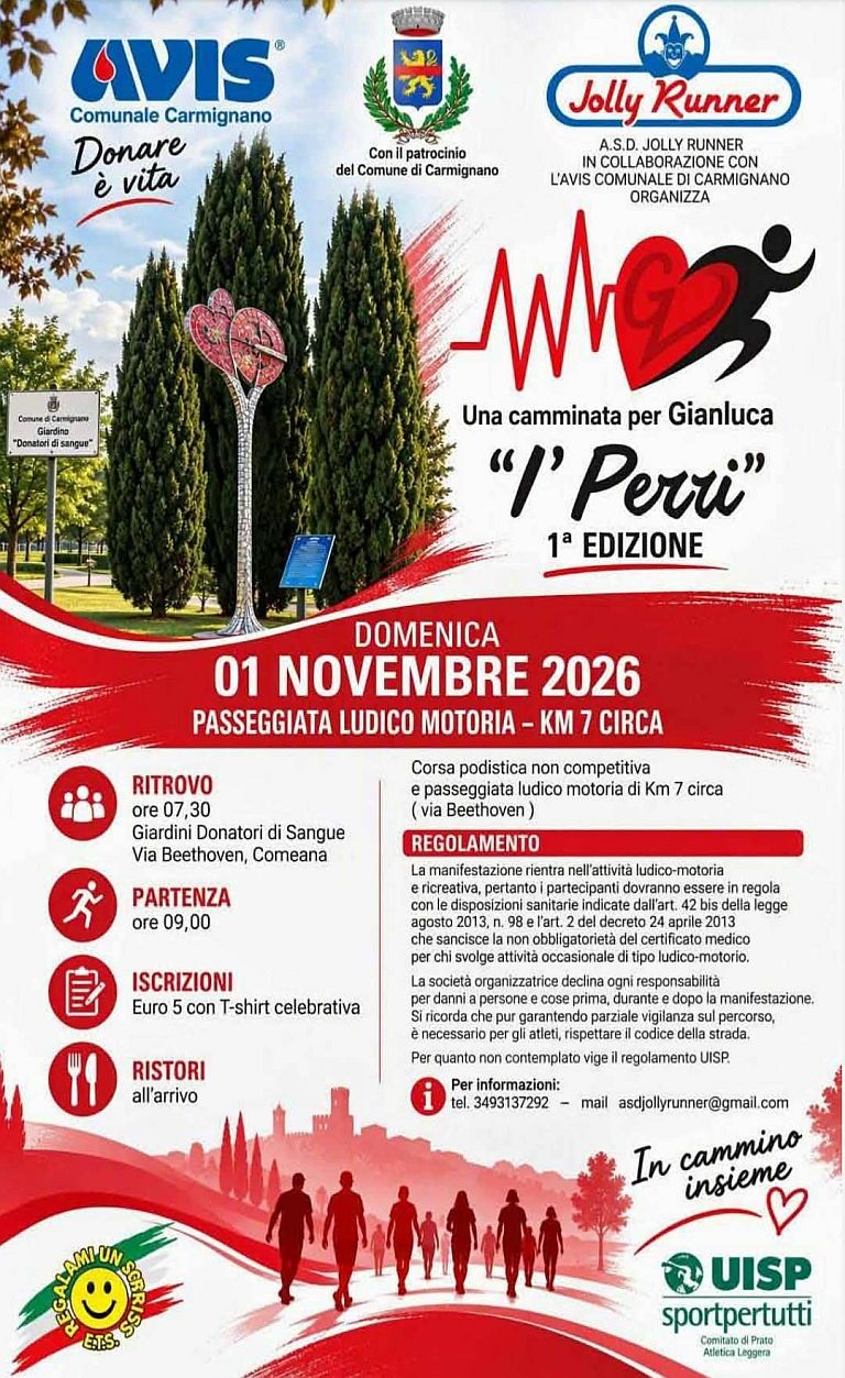 1° Camminata per Gianluca i'Perri
