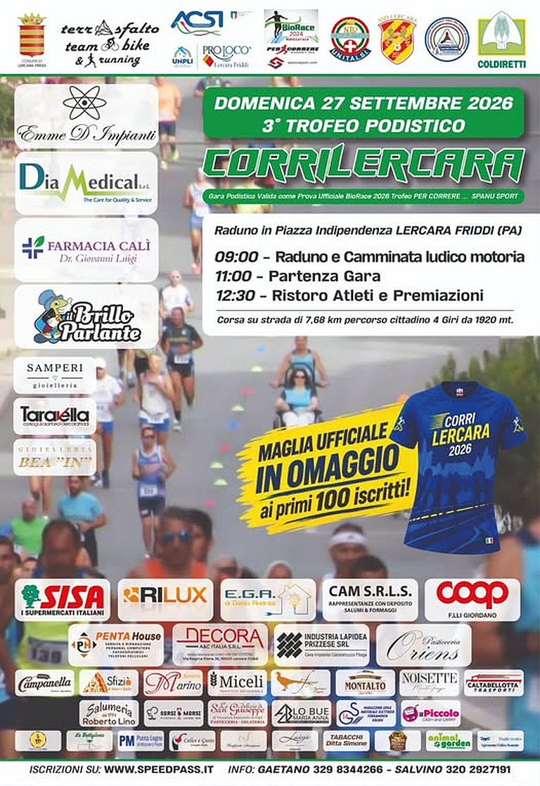 3° CorriLercara