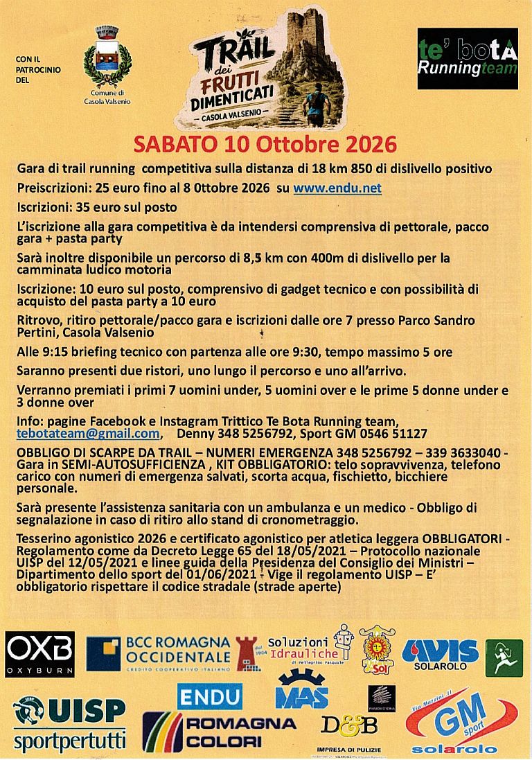 Trail dei Frutti Dimenticati