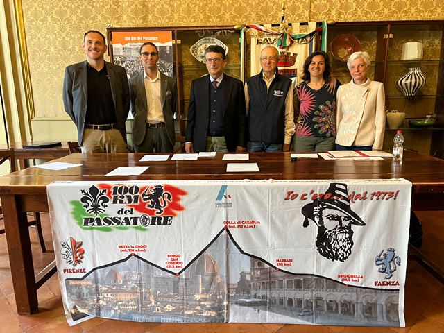 Presentato in Sala Gialla del Comune di Faenza il 49° Passatore (27-28 maggio 2023)