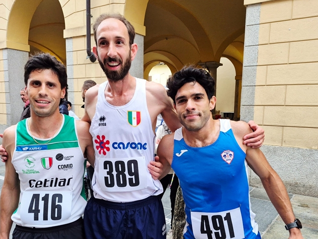 Carrera fa il bis al 5000 di Trino