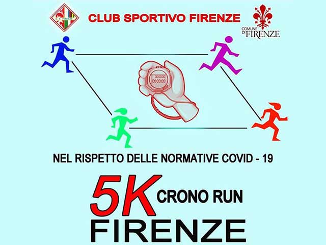 Ecco la 1° Edizione 5k Crono Run Firenze - Mercoledi 01 Luglio 2020 ore 19.00