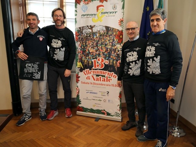 Presentato il 13° allenamento di Natale Affari&Sport
