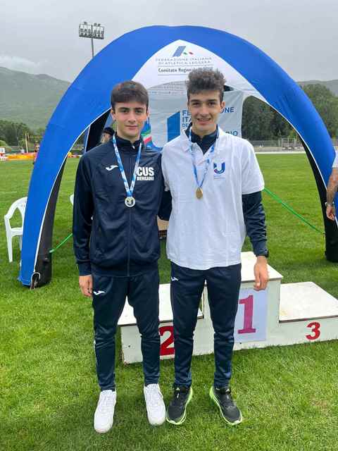 Gli atleti del CUS Bergamo tornano dal Molise con nove medaglie vinte