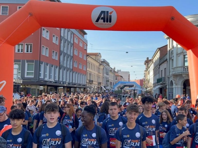 Alì Family Run: erano circa 1.600 questa mattina a San Donà di Piave