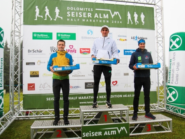 Ploner e Haselrieder esultano all‘11a Mezza Maratona Alpe di Siusi