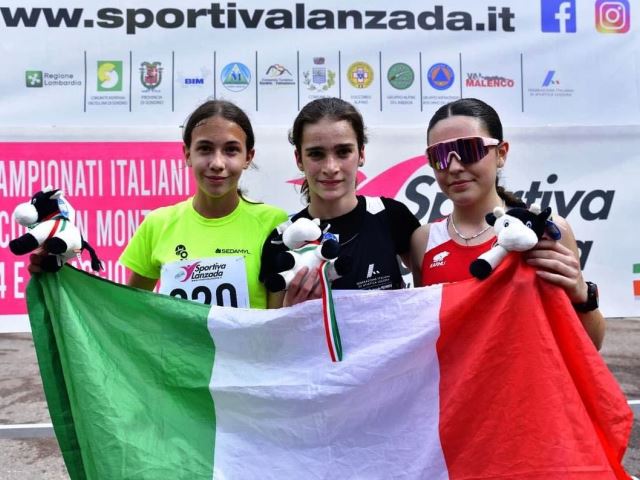 Anna Giambalvo tre volte sul podio tricolore