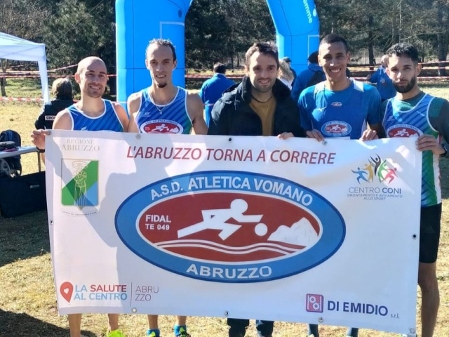 L’Atletica Vomano si fa onore nell’ultima prova dei Campionati Regionali di Società di Cross ad Avezzano
