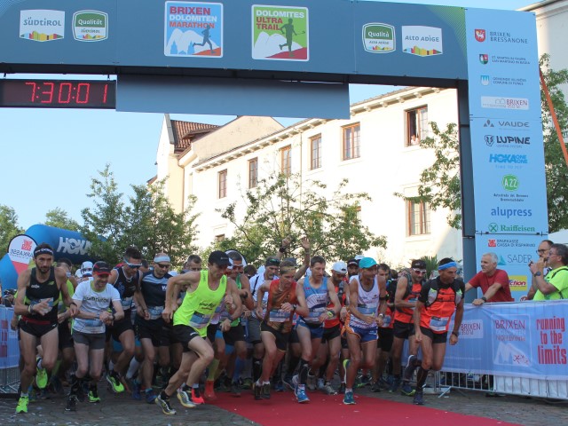 Iscrizioni a pieno ritmo per la Brixen Dolomiten Marathon