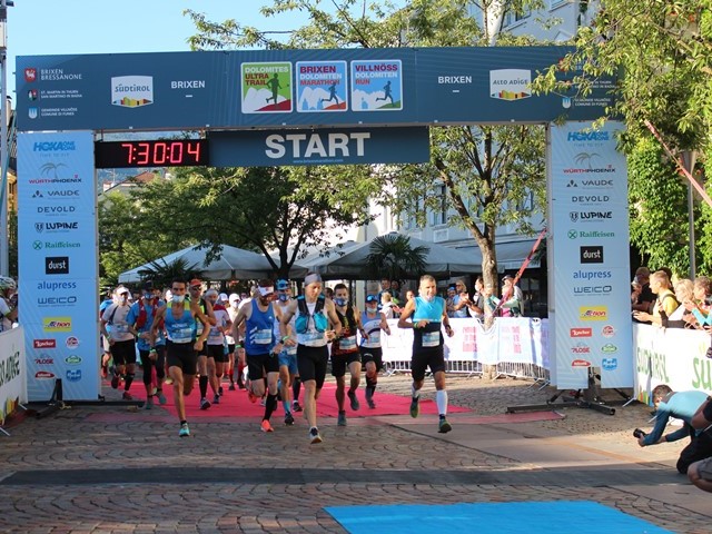 Una disgrazia mette in secondo piano le vittorie di Mair e Kessler all’11a Brixen Dolomiten Marathon