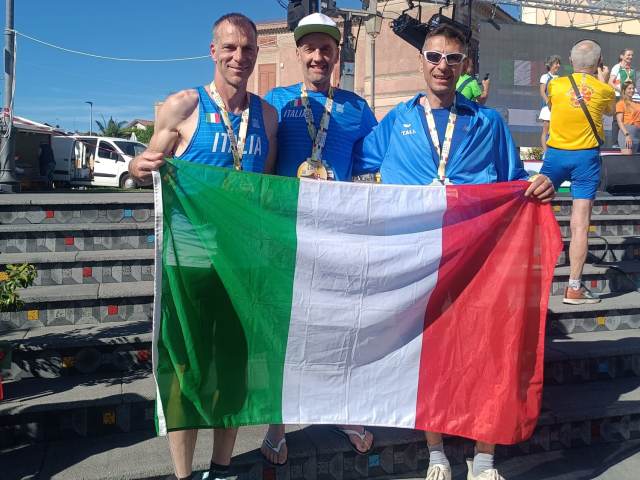 Roberto Pedroncelli vicecampione europeo o di corsa in montagna master 55