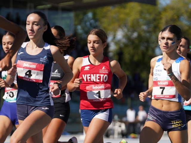 Giorgia Meneghetti è bronzo nei 1000 cadette ai campionati italiani di atletica