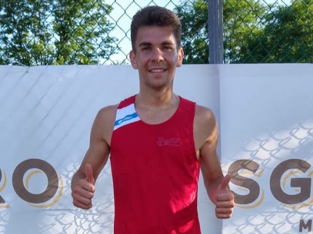 Va sempre più veloce Catalin Tecuceanu: 1'45''19 negli 800 al Palio della Quercia di Rovereto