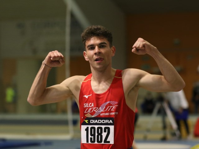 Migliore prestazione italiana sui 500 metri indoor per il padovano di Silca Ultralite Tecuceanu