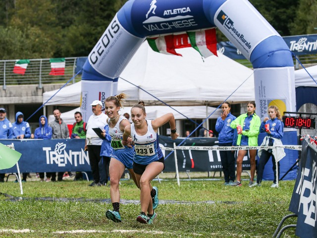 Atletica Valchiese e Sport Project tricolori della staffetta di corsa in montagna allievi