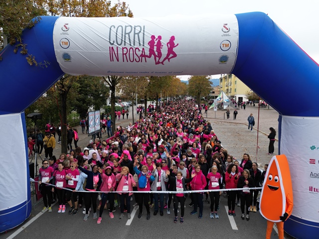 Tutto pronto per la decima Corri in Rosa: domenica 10 novembre a S. Vendemiano in 2900